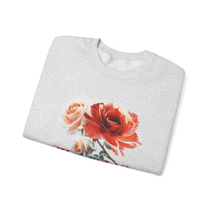 Strong Because of God Floral Sweatshirt
