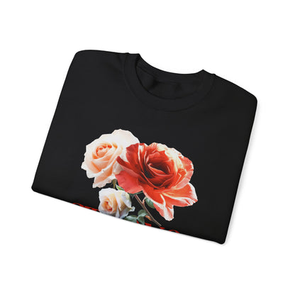 Strong Because of God Floral Sweatshirt